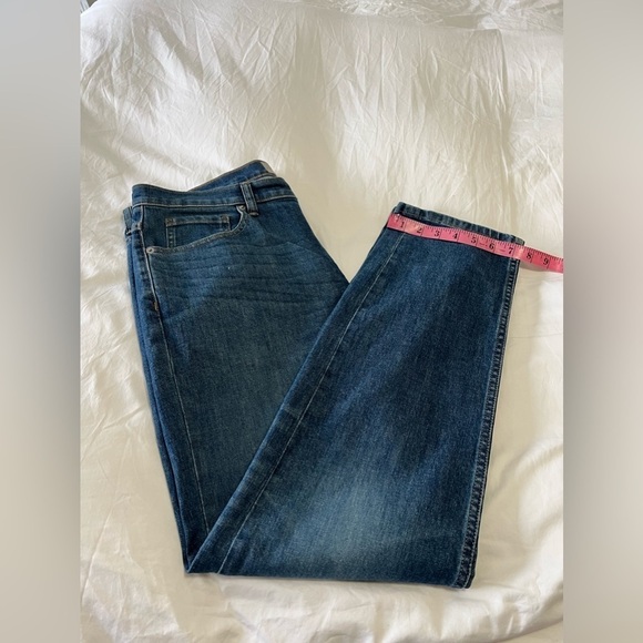 Everlane Jeans Mens 35x30 Blue Denim Slim Fit Straight Leg Stretch - Picture 8 of 8